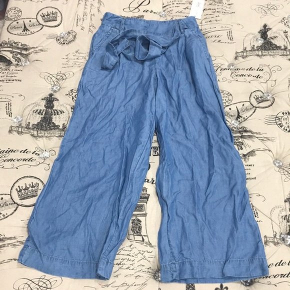 Maison Jules Cropped Pull-On Tie Pants - Picture 2 of 2